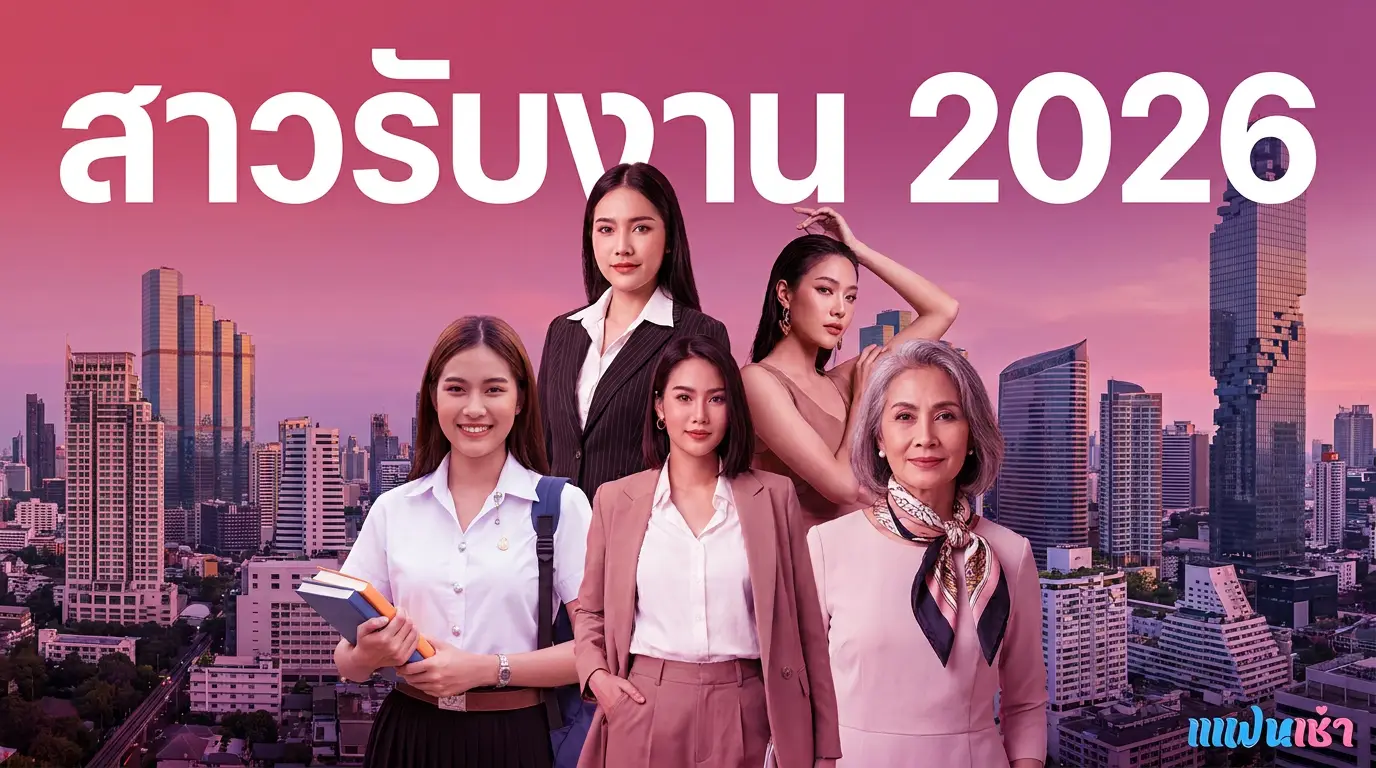 สาวรับงาน 2026 ฟิวแฟน-ไซด์ไลน์ตรงปก คู่มือเลือกครบทุกสไตล์ | แฟนเฌาว์ Fanschaoz.net