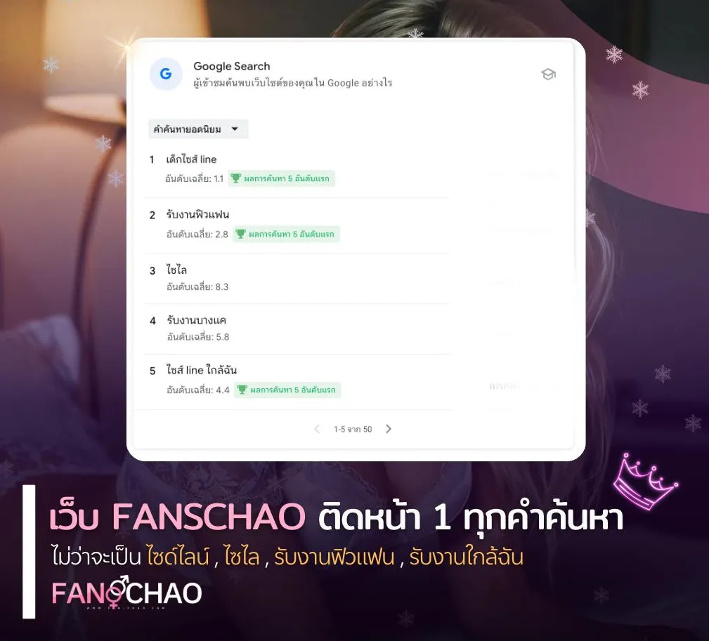 ไซด์ไลน์-ฟิวแฟนทั่วไทย 2026 — แผนที่ราคา จังหวัดยอดนิยม | แฟนเฌาว์ Fanschaoz.net